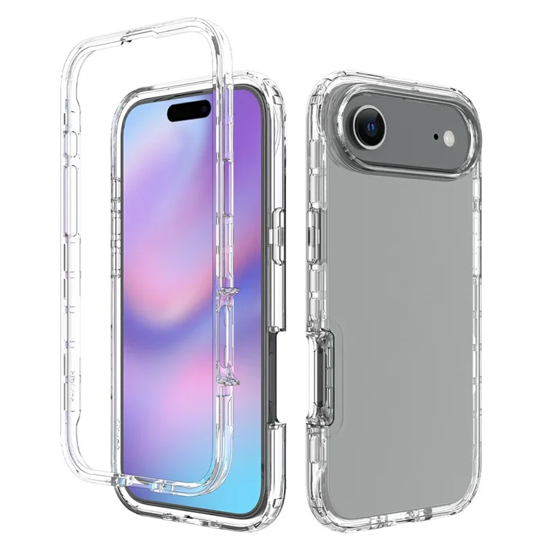 iPhone Air Case PC + TPU Farbverlauf Handyhülle - Transparent