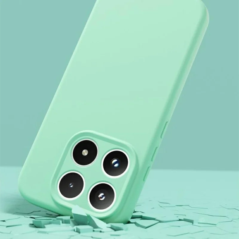 YCADEN For Xiaomi 17 Case Precise Cutouts TPU Phone Back Cover - Grass Green