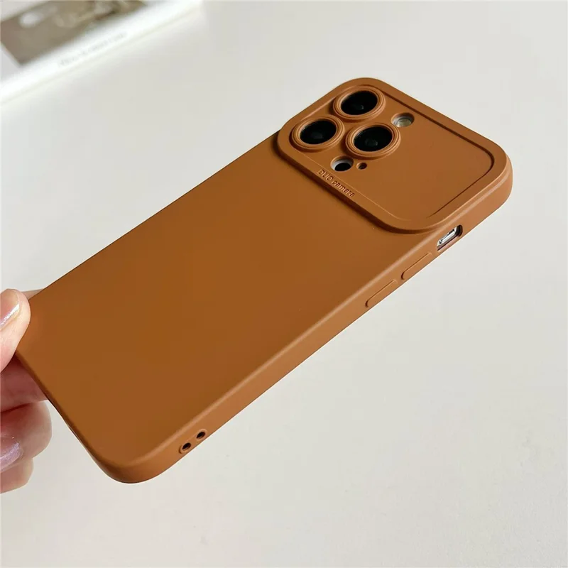 YCADEN Чехол для iPhone 14 Pro, защитный чехол из ТПУ с точными вырезами - коричневый