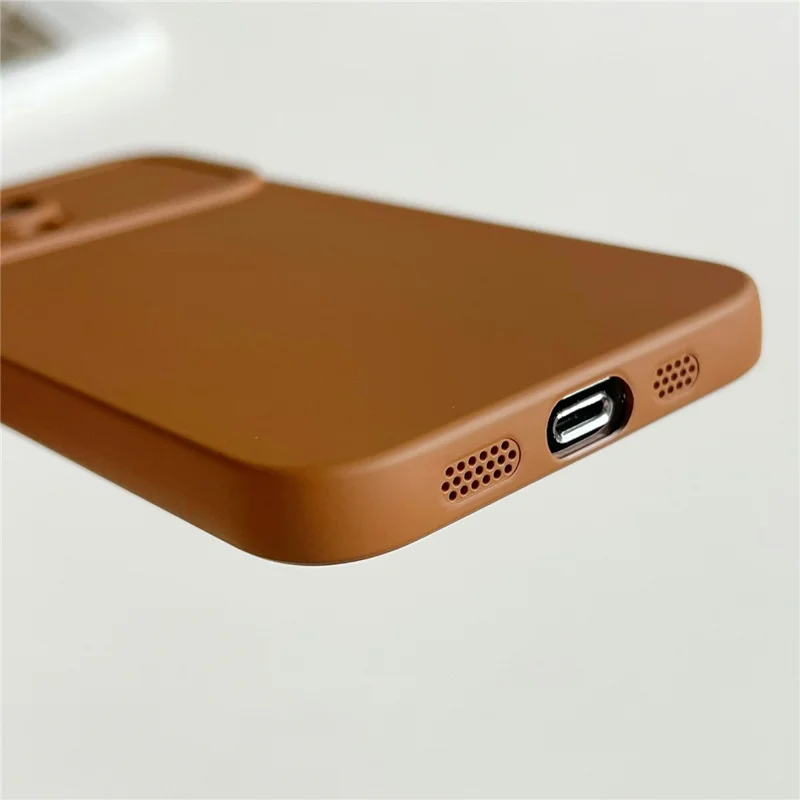 YCADEN Чехол для iPhone 14 Pro, защитный чехол из ТПУ с точными вырезами - коричневый