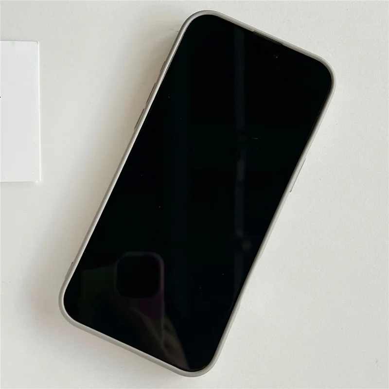 YCADEN For iPhone 16 Pro Case Precision Cutout TPU Protective Phone Cover - Titanium Grey