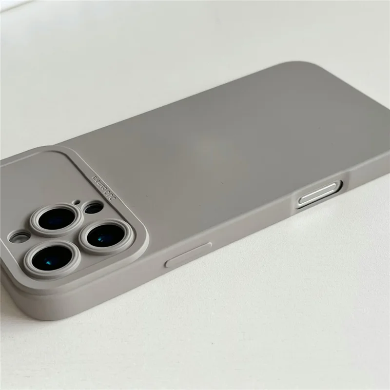 YCADEN For iPhone 16 Pro Case Precision Cutout TPU Protective Phone Cover - Antique White