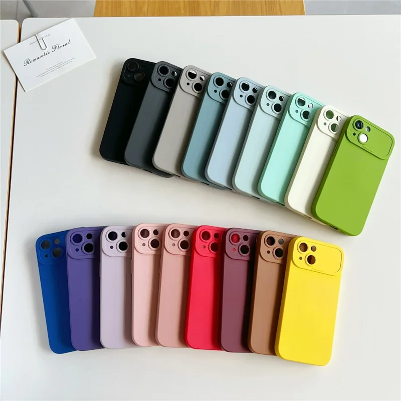 YCADEN لجهاز iPhone 14 Plus غطاء واقي بدقة قطع من مادة TPU - أخضر