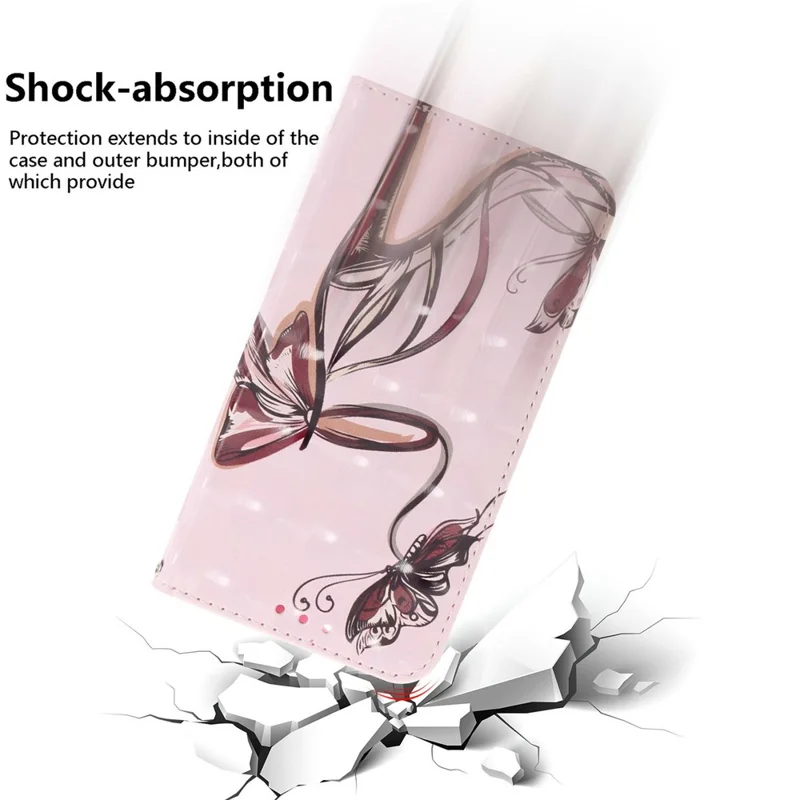 For Honor 400 Smart 5G / 4G / X7d 4G Case Pattern Printing Leather Wallet Phone Cover with Wrist Strap - Butterfly High Heels
