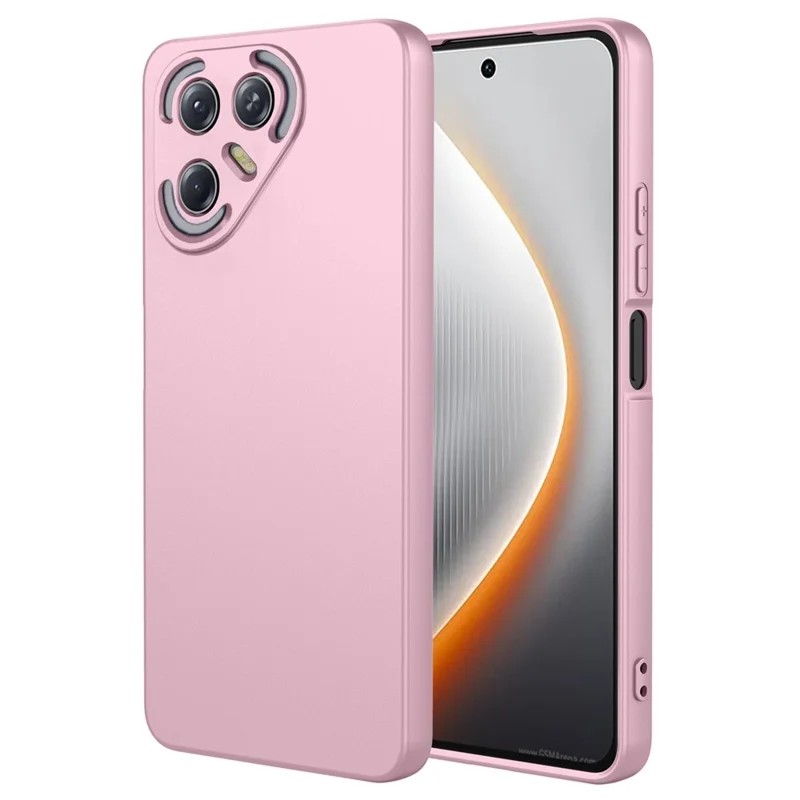 Custodia TECNO Pova 7 5G in silicone liquido, morbida al tatto, protezione in TPU - Rosa