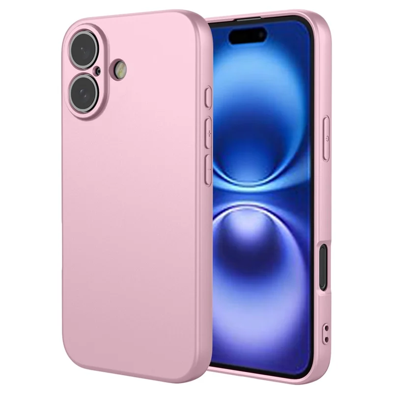 Étui pour iPhone 17 en silicone liquide, sensation de douceur, coque de protection TPU - Rose