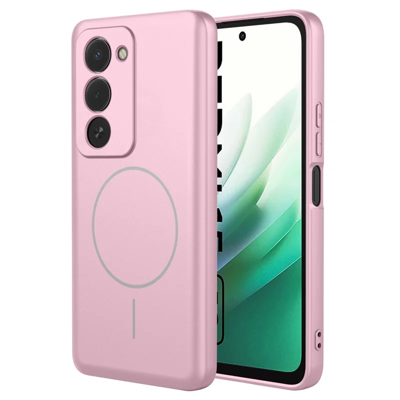 Bulk Purchasing For Xiaomi Redmi 15 4G (EU) (171mm) Magnetic Case Soft TPU Phone Back Cover - Pink