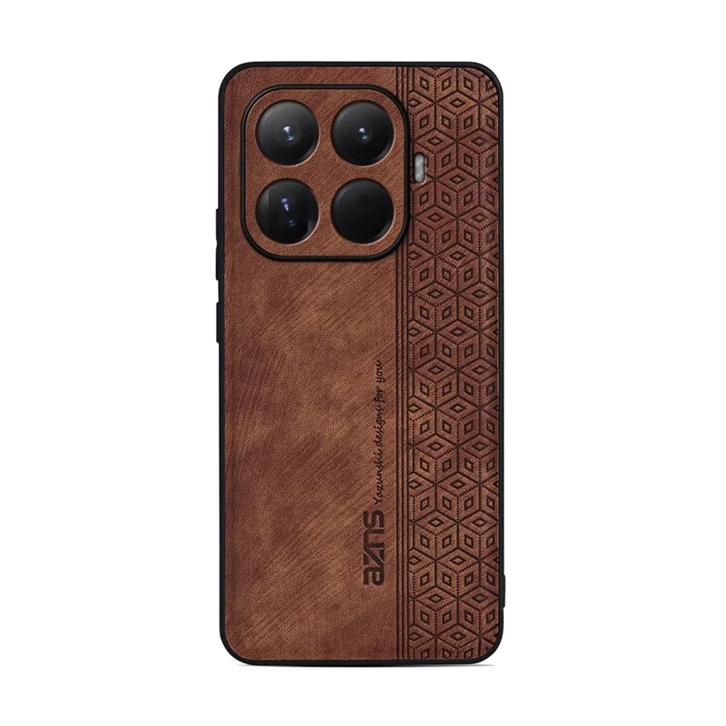 AZNS Para Xiaomi 15T Pro Funda Protectora Cubierta de Cuero PU TPU Carcasa de Teléfono - Marrón