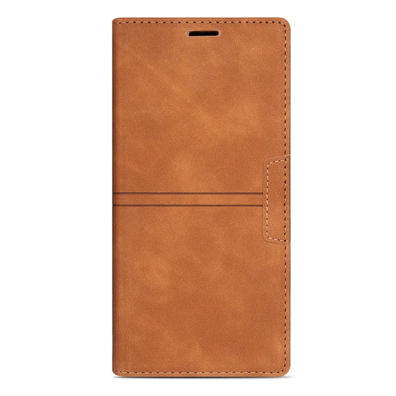 For Xiaomi 15T Wallet Case Magnetic Closing Leather Phone Cover - Brown