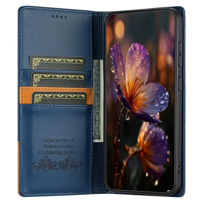 N.BEKUS P3 Funda para Xiaomi 15T Pro Cartera con Bloqueo RFID Soporte de Cuero PU Tapa Flip - Azul