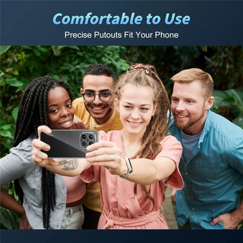 For Xiaomi 15T Pro Clear TPU Anti-Scratch Phone Case + 2.5D Arc Edge Screen Protector