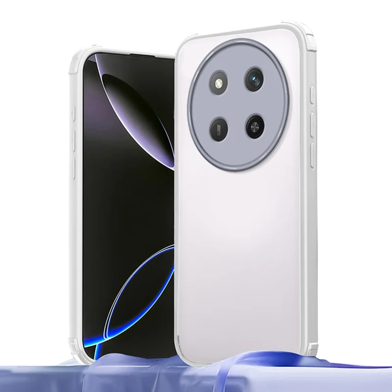 Чехол для телефона для Honor X9c 5G / X60 Pro 5G / Magic7 Lite 5G, усиленные углы, ударопрочный TPU + акриловая крышка - белый