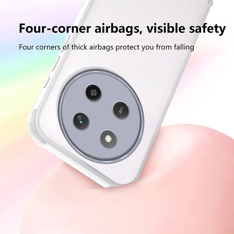 Чехол для телефона для Honor X9c 5G / X60 Pro 5G / Magic7 Lite 5G, усиленные углы, ударопрочный TPU + акриловая крышка - белый