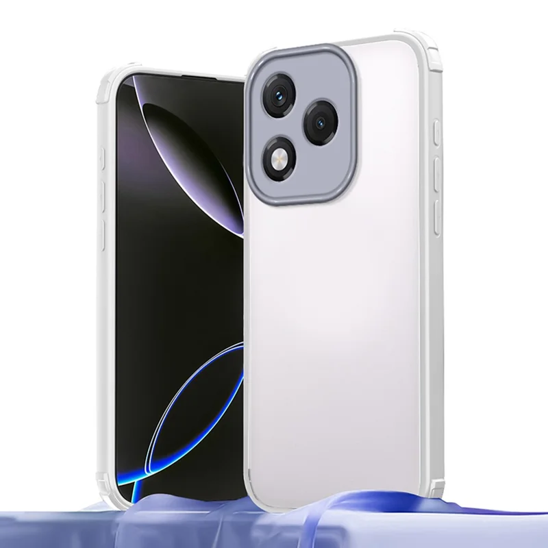 Для чести 400 Lite 5G Чехол Усиленный угол Противоударный TPU + Акриловый чехол для телефона - Белый
