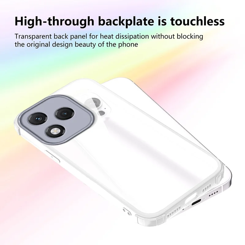 Для чести 400 Lite 5G Чехол Усиленный угол Противоударный TPU + Акриловый чехол для телефона - Белый