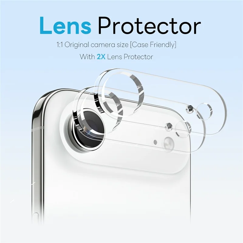 NORTHJO 5 in 1 Set for iPhone Air Magnetic Case PC + TPU Phone Cover with 2 Front Screen Protector + 2 Lens Film