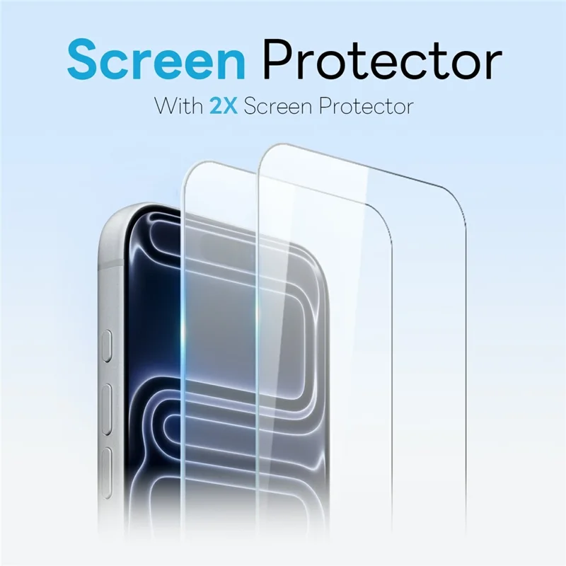 NORTHJO 5 in 1 Set for iPhone 17 Pro Max Magnetic Case PC + TPU Phone Cover with 2 Front Screen Protector + 2 Lens Film