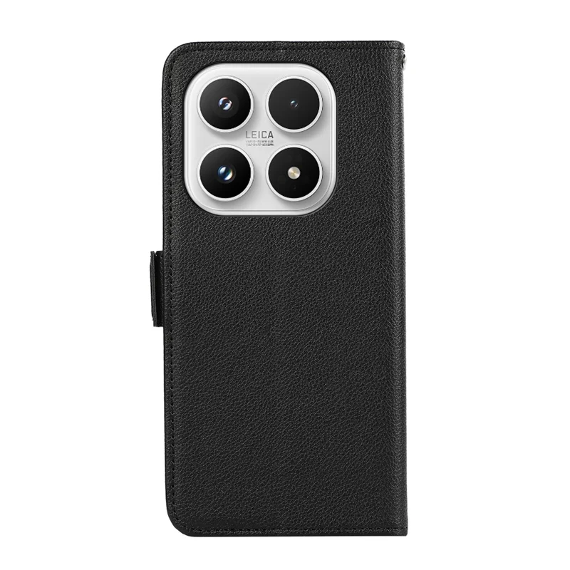 ABEEL Para Xiaomi 17 Caso Textura de Litchi Cobertura de Telefone de Couro RFID Blocking - Preto