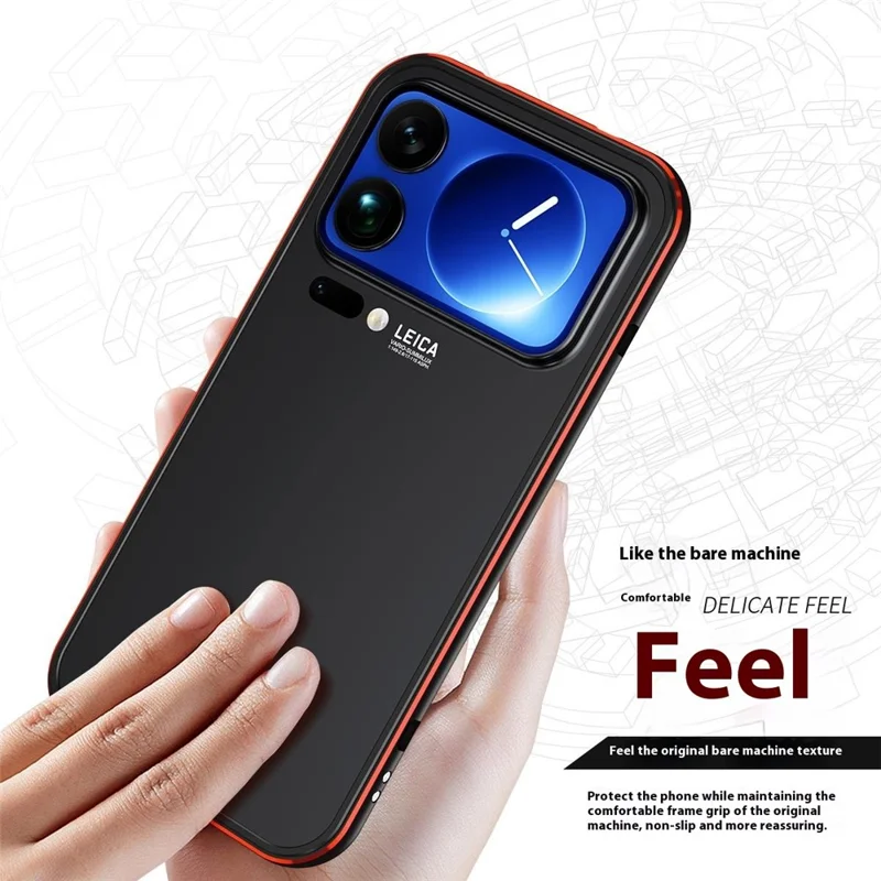 For Xiaomi 17 Pro Max Bumper Case Lens Protector Dual Color Metal Frame Phone Cover with Screw Lock - Green / Silver