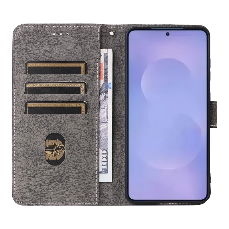 Pour Samsung Galaxy S26 / S26 Pro Étui Portefeuille Blocage RFID Cuir PU Housse de Téléphone Support avec Sangle - Noir