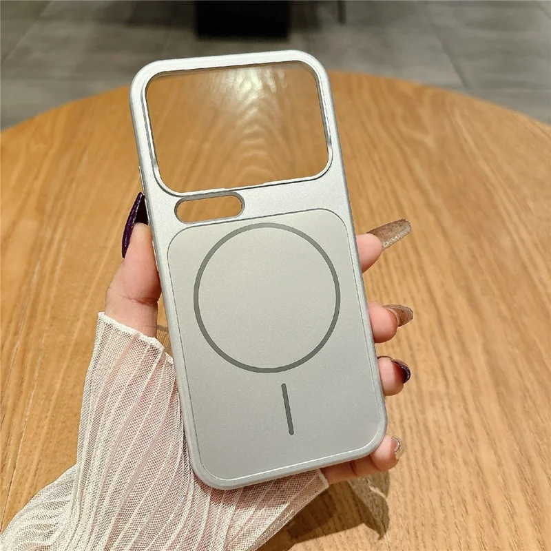 For Xiaomi 17 Pro Magnetic Case Hard PC Magnetic Phone Cover - Silver