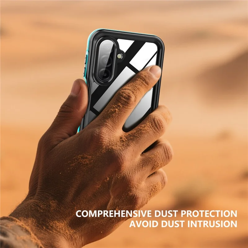 REDPEPPER For Samsung Galaxy A17 5G / A17 4G Case IP68 Waterproof PC + TPU Phone Cover - Blue