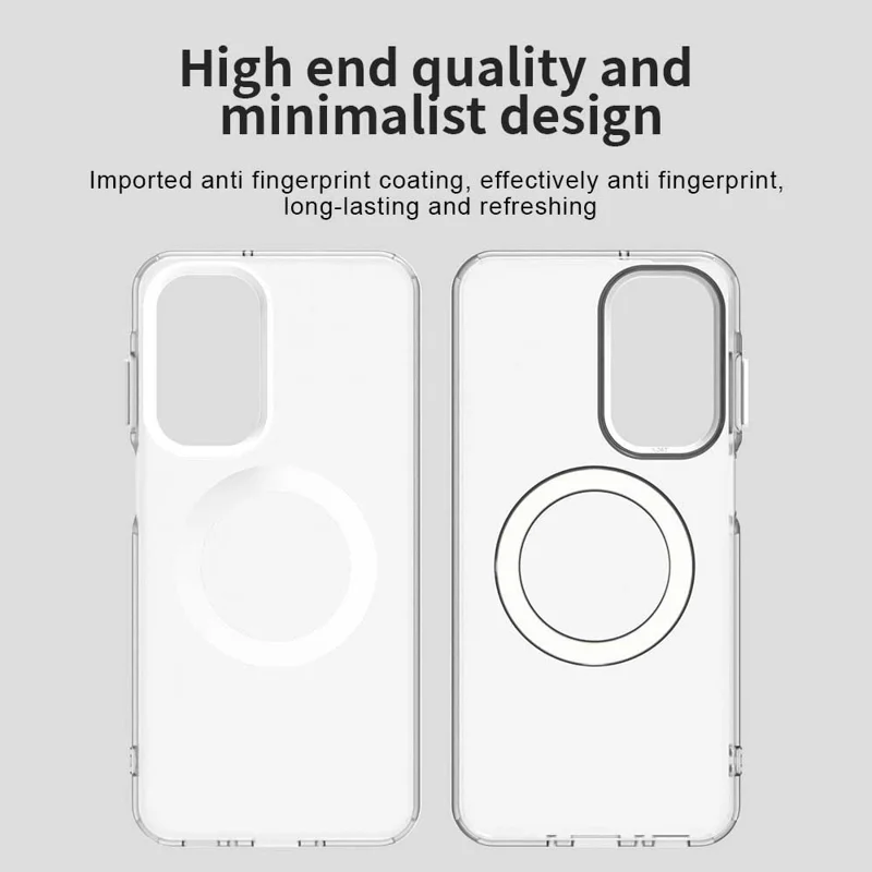For Samsung Galaxy A17 5G / 4G Magnetic Case Anti Drop Hybrid Phone Back Cover - White