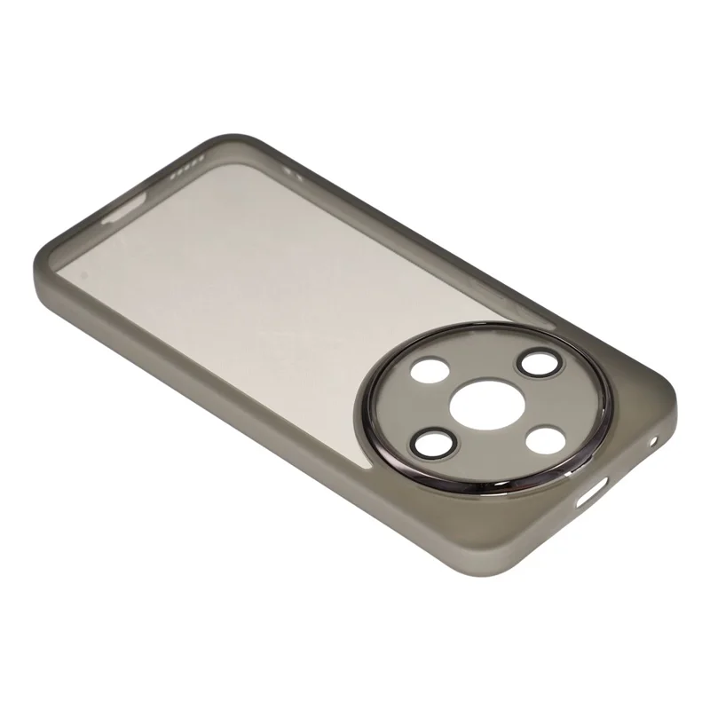 For Honor X9b 5G / X70 5G Case Electroplated Camera Frame TPU Phone Cover - Transparent Black