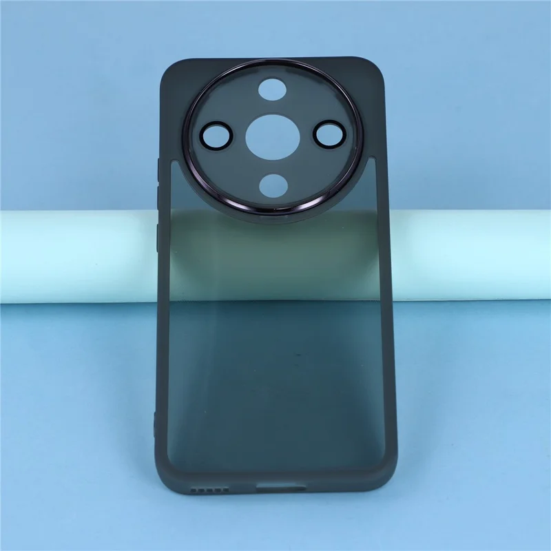 For Honor X9b 5G / X70 5G Case Electroplated Camera Frame TPU Phone Cover - Transparent Black