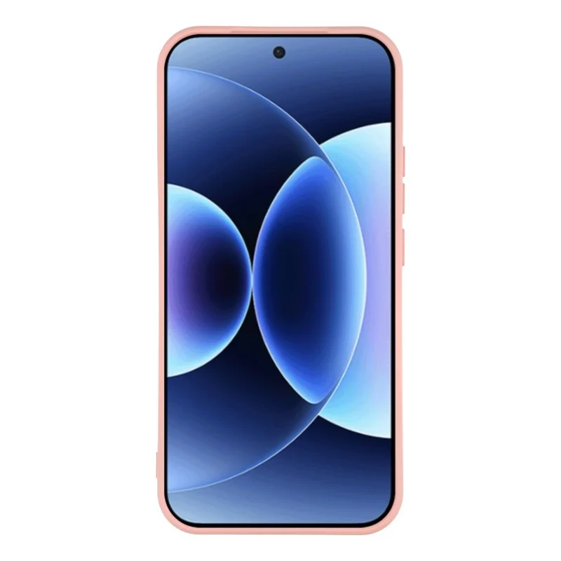 For Xiaomi 17 Pro Max Case TPU Back Soft Anti-Scratch Fiber Lining Phone Cover - Pink