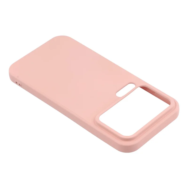 For Xiaomi 17 Pro Max Case TPU Back Soft Anti-Scratch Fiber Lining Phone Cover - Pink