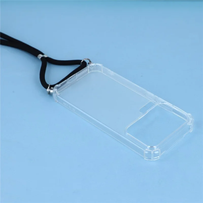 For Xiaomi 17 Pro Case Reinforced Corner TPU Clear Phone Cover with Lanyard