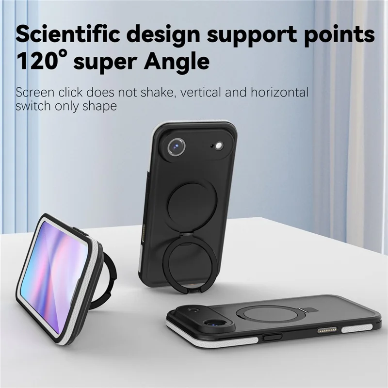 REDPEPPER Wasserdichte Hülle für iPhone Air mit IP68-Zertifizierung, MagSafe-kompatibel, mit Ständer und Rückseite