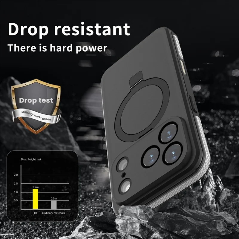 REDPEPPER Für iPhone 17 Pro IP68 Wasserdichte Hülle Kompatibel mit MagSafe Ständer Telefonrückseite
