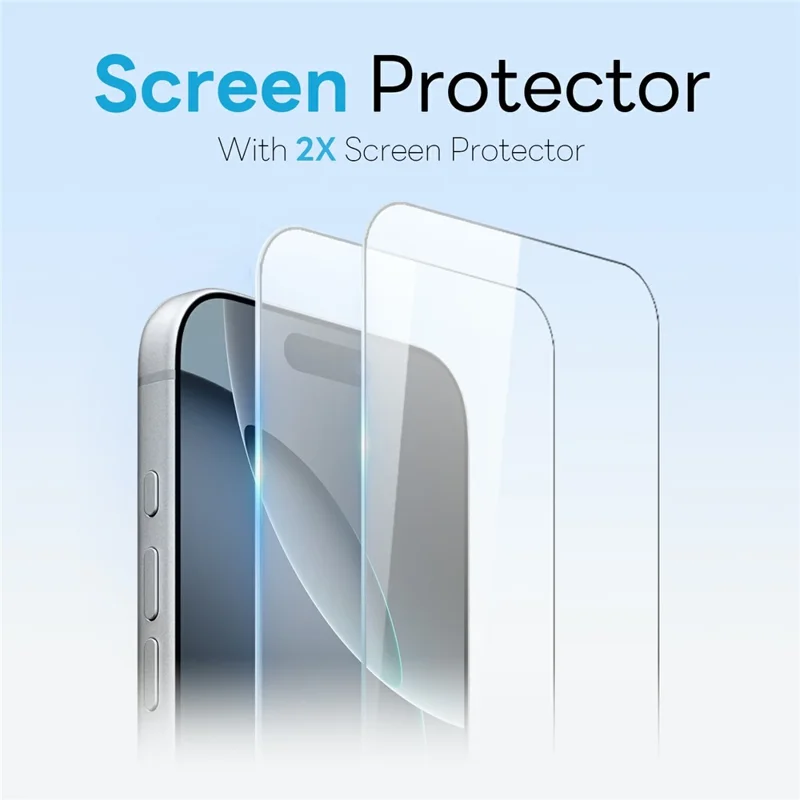 NORTHJO 5 in 1 Set for iPhone 16 Pro Magnetic Case PC + TPU Phone Cover with 2 Front Screen Protector + 2 Lens Film