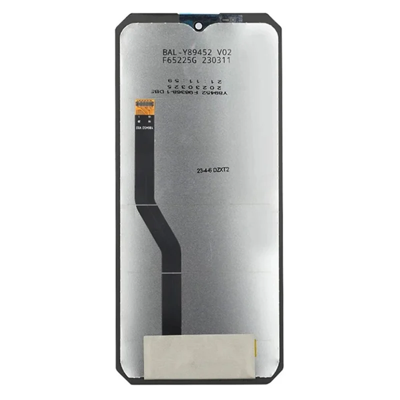 Per Oukitel WP36 (Y89452 Android 13) Parte di ricambio per sostituzione del gruppo display LCD e digitizer di Grado C (senza logo)