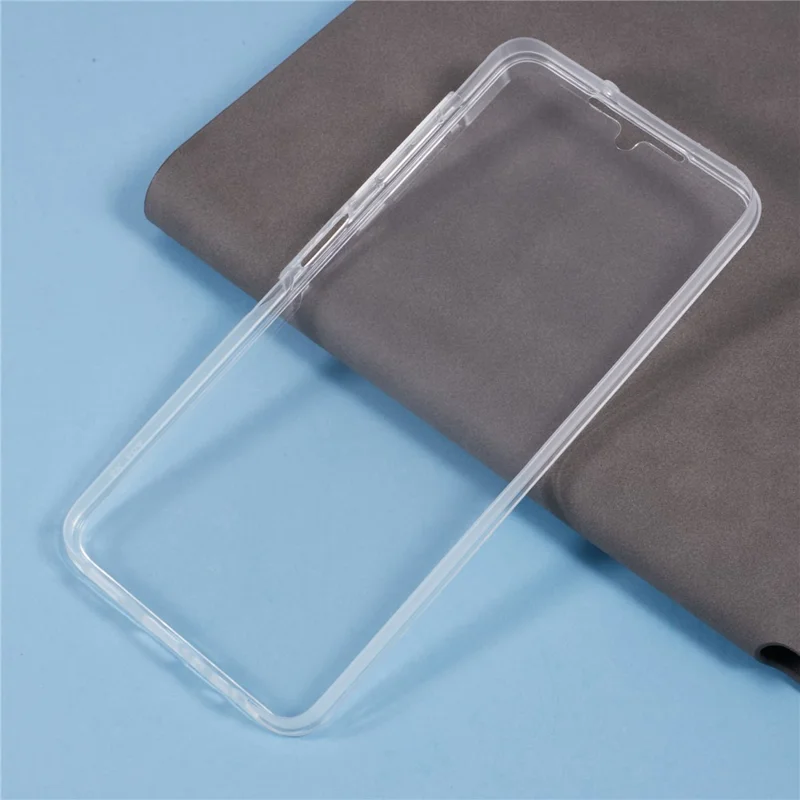 Coque 4G Samsung Galaxy A07 en TPU avec cadre et dos en acrylique transparent avec film PET