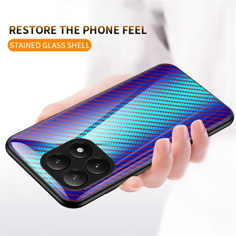 For Xiaomi 15T Pro Case Tempered Glass Shockproof Phone Cover - Colorful Fiber