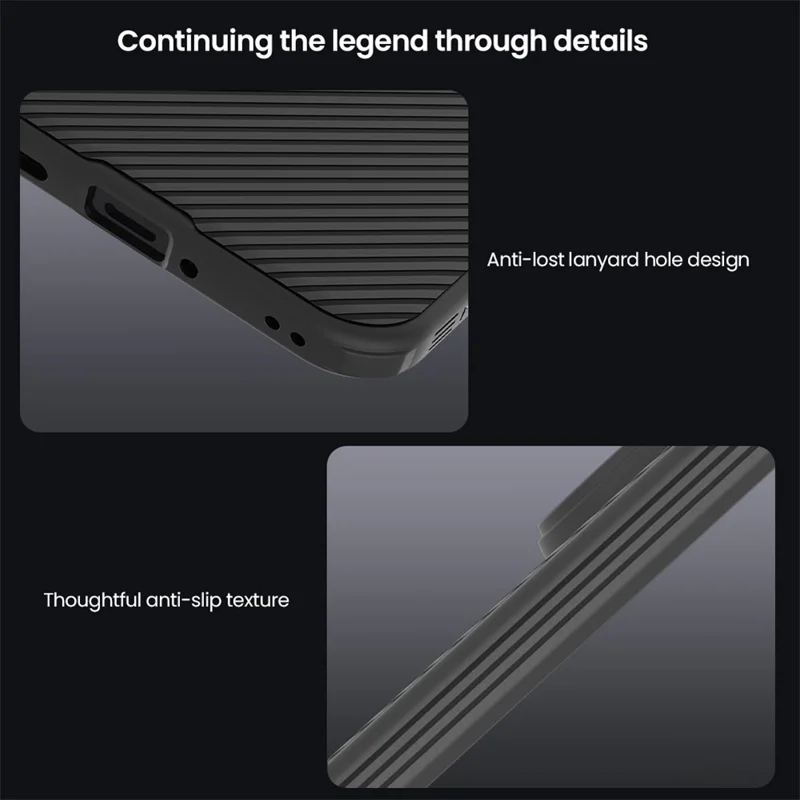 NILLKIN Camshield Pro-serie voor Xiaomi 15T hoesje PC + TPU Schuifbare cameraflip hoes