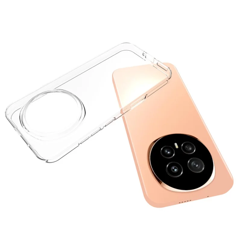 Fodral till Honor Magic8 5G, vattenmärkesresistent TPU, transparent mobilhölje