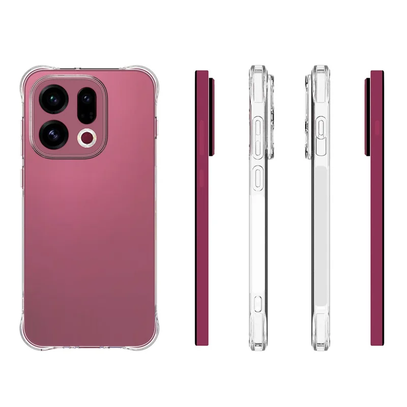 Bulk Purchasing For Oppo Find X9 5G TPU Phone Case Non-Slip Transparent Mobile Phone Cover
