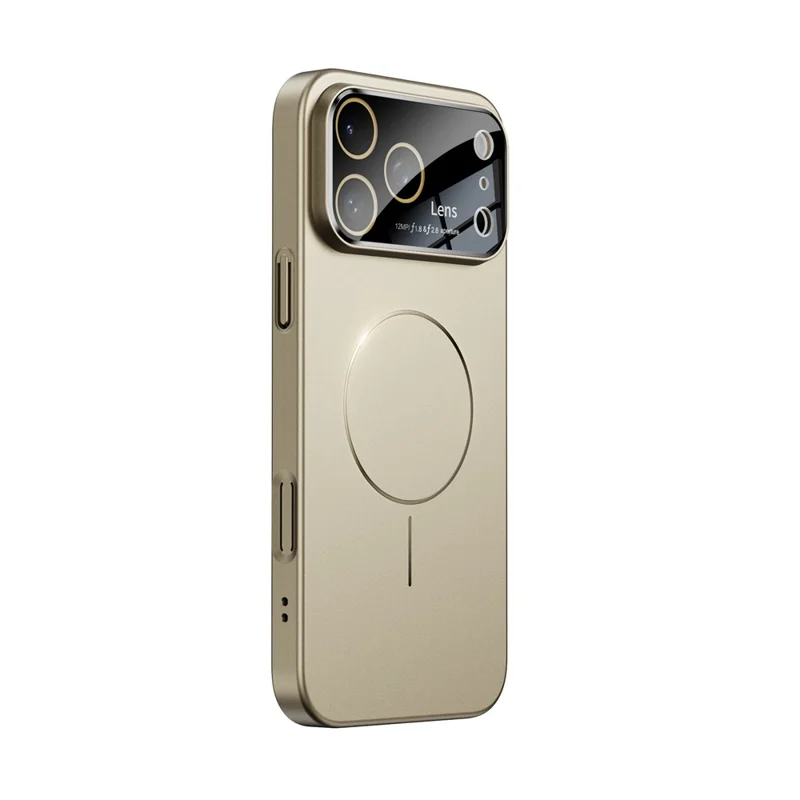 For iPhone 17 Pro Max Case Rubberized Skin Touch Magnetic PC Phone Cover Compatible with MagSafe - Titanium