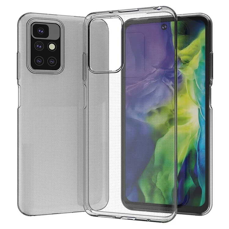 Pour Xiaomi Redmi 10 4G (2021) / Redmi 10 2022 4G / Redmi 10 Prime / Note 11 4G (MediaTek) Transparent TPU Case Ultra Slim Anti-scratch Protective Phone Cover