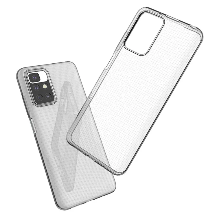 Pour Xiaomi Redmi 10 4G (2021) / Redmi 10 2022 4G / Redmi 10 Prime / Note 11 4G (MediaTek) Transparent TPU Case Ultra Slim Anti-scratch Protective Phone Cover