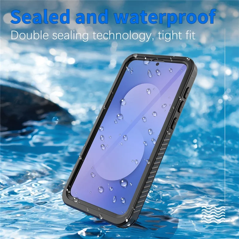 REDPEPPER FS Series For Samsung Galaxy S25 FE Waterproof Magnetic Case PC TPU PET Clear Phone Cover