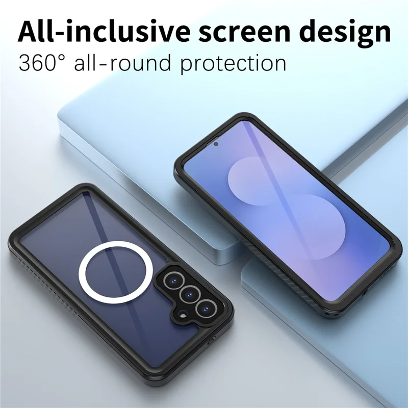 REDPEPPER FS Series For Samsung Galaxy S25 FE Waterproof Magnetic Case PC TPU PET Clear Phone Cover