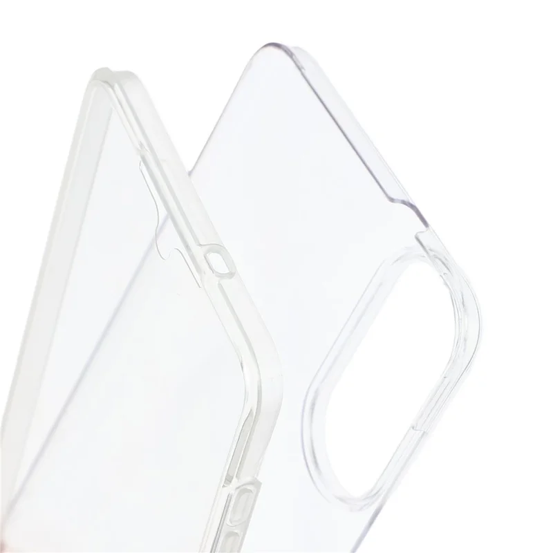 For Samsung Galaxy S25 Edge Phone Case TPU Frame Clear Acrylic Back Cover with PET Film