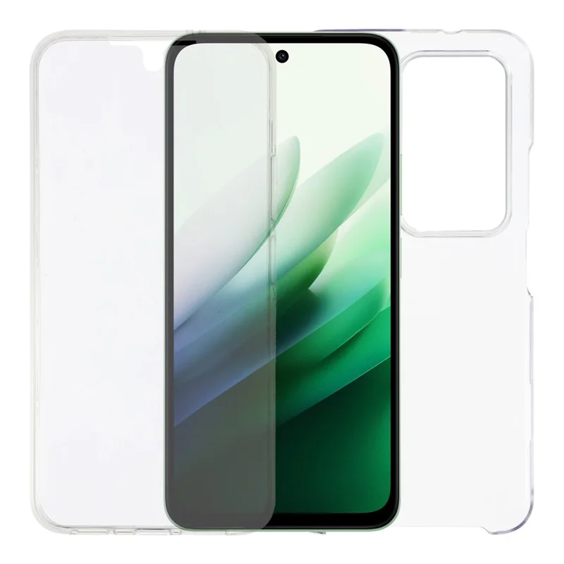 Phone Case For Xiaomi Redmi 15 4G (EU) (171mm) TPU Frame Clear Acrylic Back Cover with PET Film