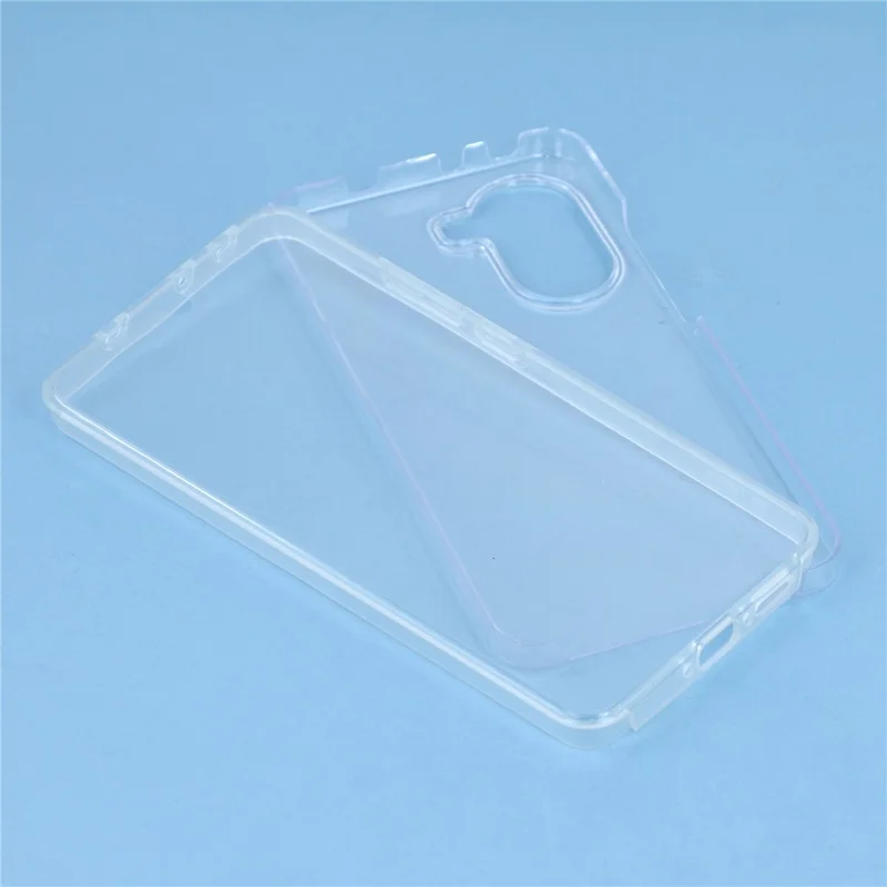 Telefoonhoesje voor Xiaomi Poco X7 Pro 5G / Redmi Turbo 4 5G TPU-frame transparante acrylback met PET-folie