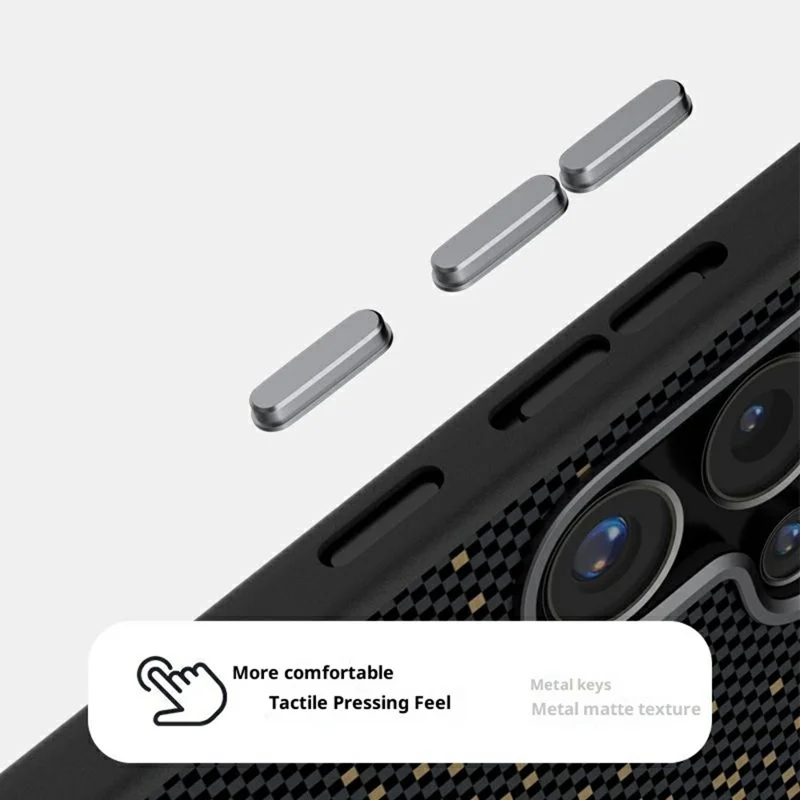 ABEEL For Samsung Galaxy S24 Ultra Magnetic Case Ultra Slim PC TPU Phone Back Cover - Deer